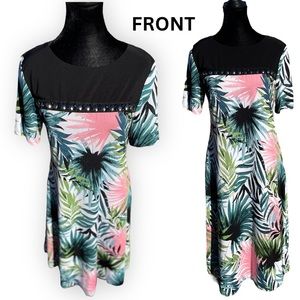 PerSeption Concept Floral Midi Dress